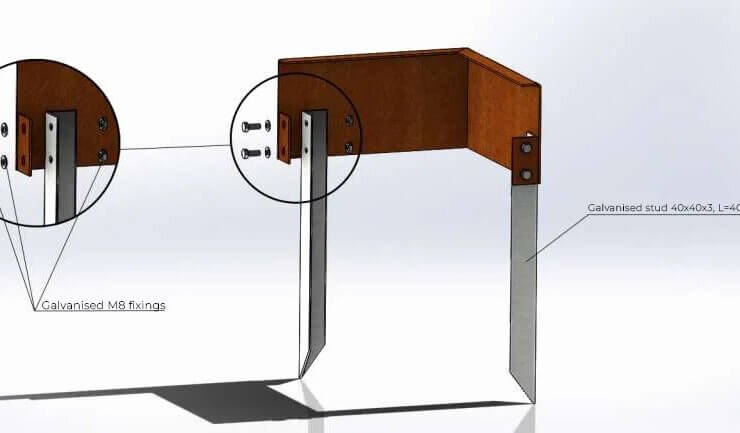 External Corner with Single Edge