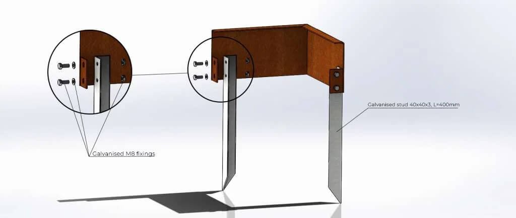 External Corner with Single Edge
