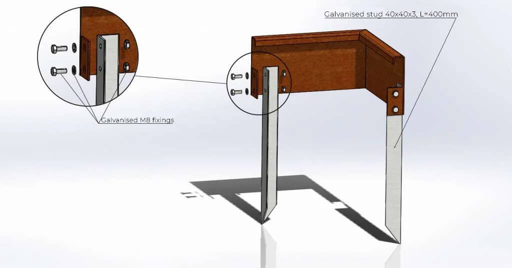 External Corner with Double Edge