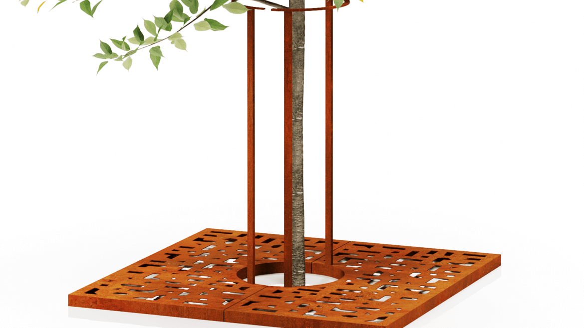 Square Tree Root Protection with Armrest